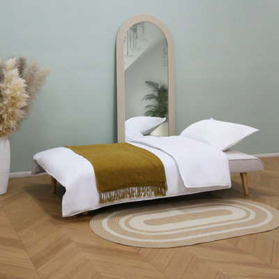 3 Seater Linen Sofa Bed