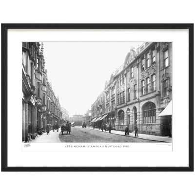 Altrincham, Stamford New Road 1903 by Francis Frith - Single Picture Frame Print