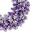 Couronne de Noël artificielle en pin floqué pré-éclairé - 24 po - lumières claires-108141728