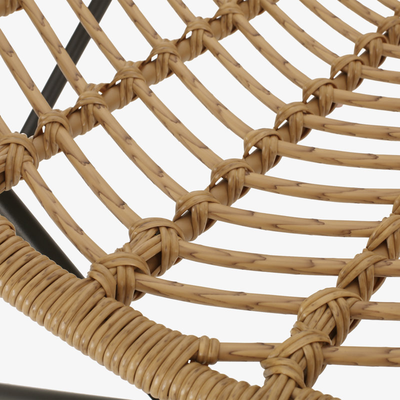 Chaise d'extérieur 2 pièces, Brun