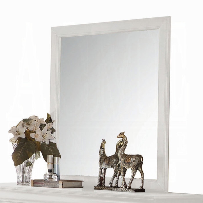 Miroir Louis Philippe, Blanc