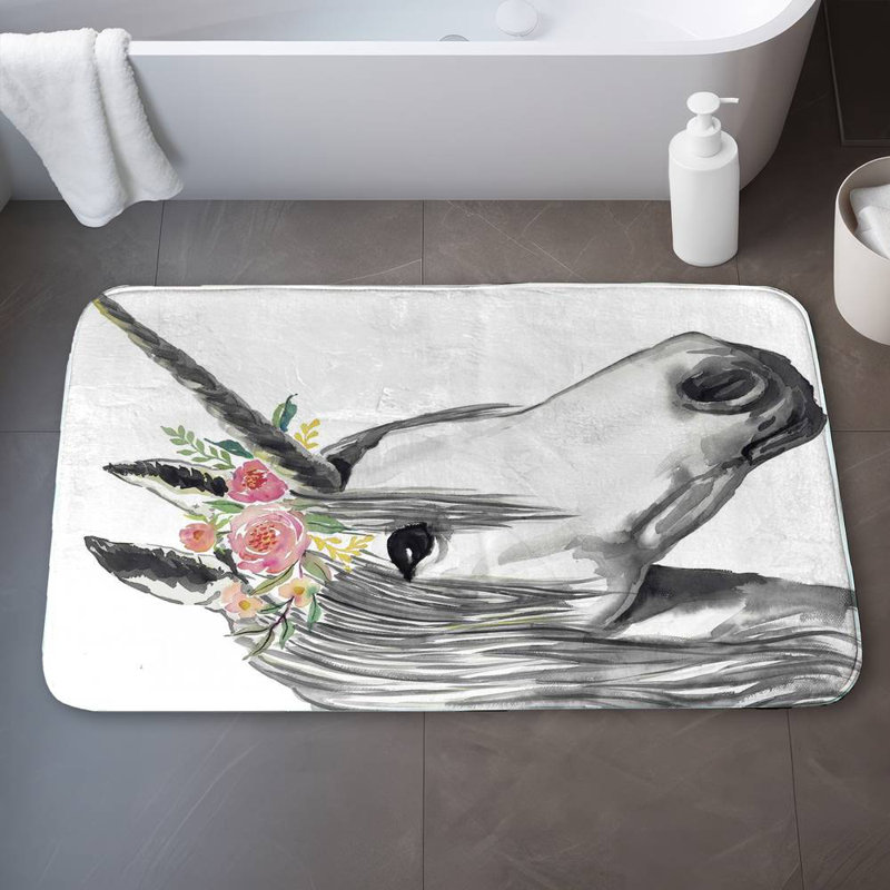 Pranet Non-Slip Bath Mat, 21"W x 34"L