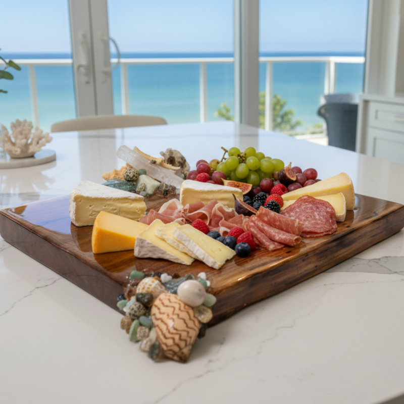 Coastal Kodama Charcuterie Board, Medium