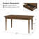 Edgarda 60'' Farmhouse Dining Table With Drawer