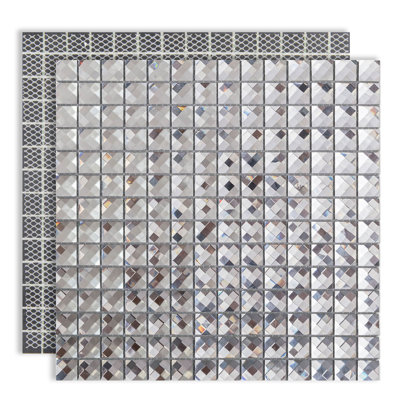 Carrelage mosaïque carré en verre Diflart