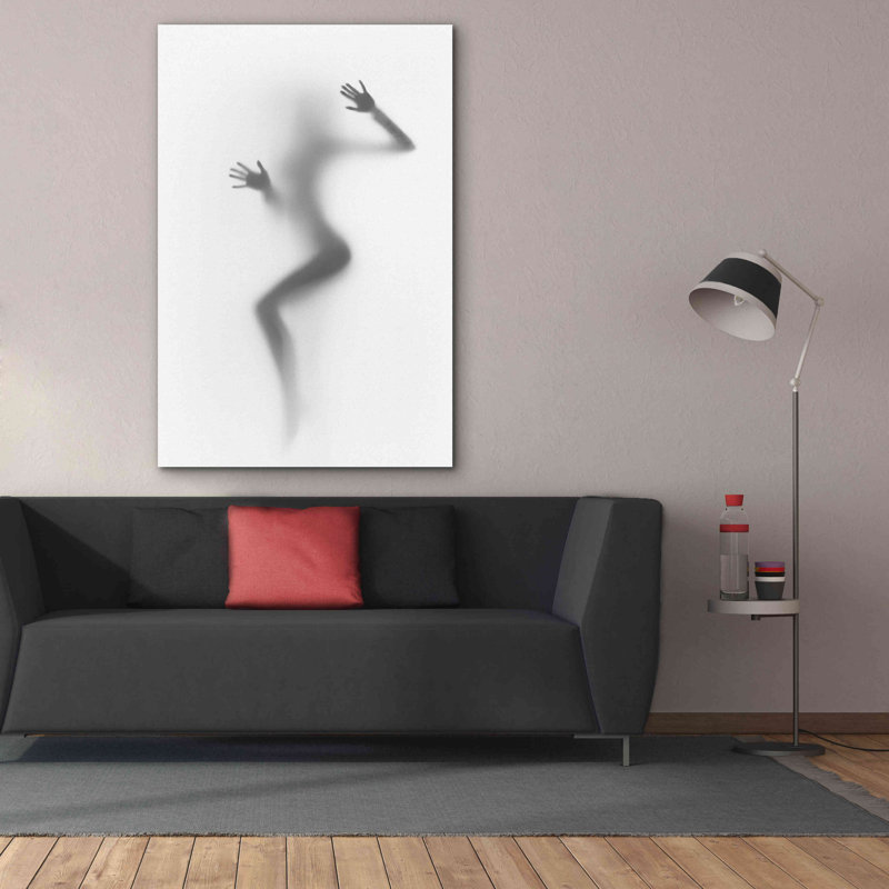 «Flattened» par Incado, estampe numérique sur toile, H 60 po x l 40 po x P 1,5 po