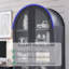  Armoire de rangement 71 po pour salle de bain moderne, arquée, avec 4 tablettes et 2 tiroirs-775019234