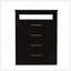 Commode Atlanta, chambre à coucher, noir-496321818