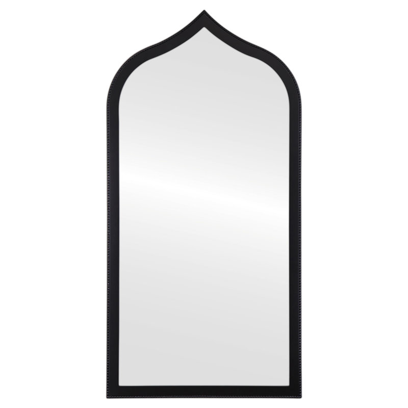 Aspynn Arch Mirror, 47.38" x 23.38", Matte Black