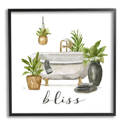 Bliss, diverses plantes en pot, estampe numérique par Nan
