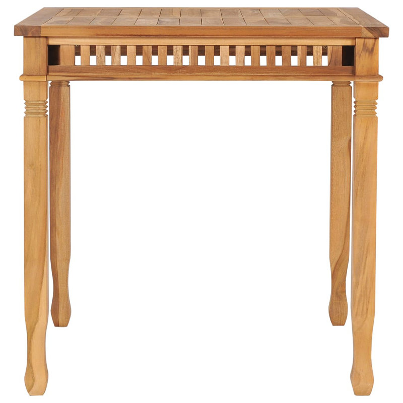 Newsbury Teak Dining Table, 80cm H x 80cm W x 80cm  L