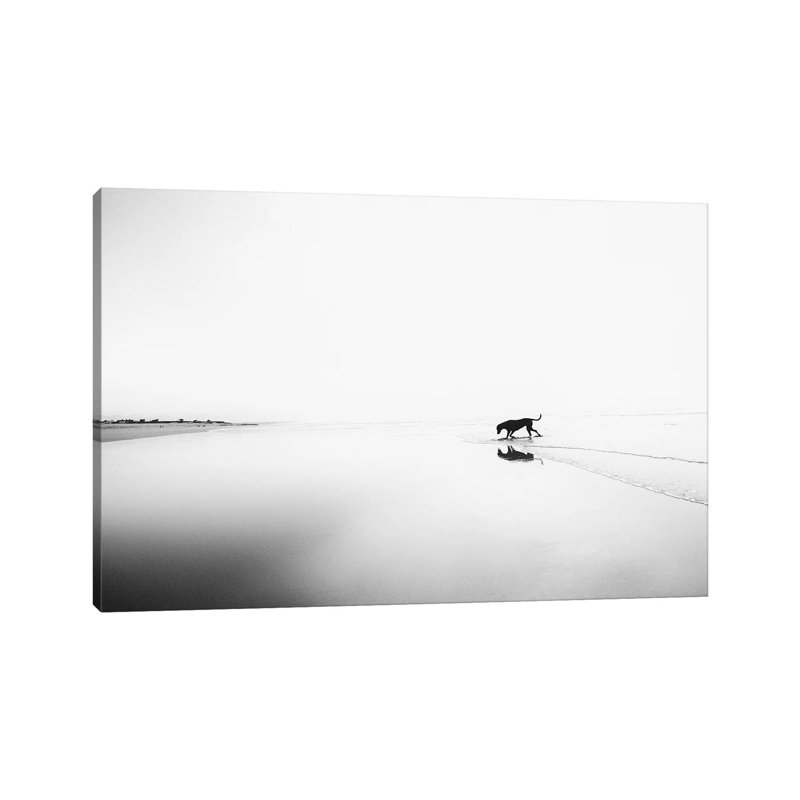 Life's A Beach by Karen Van Eyken - Print on Canvas, 30.48cm H x 45.72cm W x 1.91cm D, Wrapped Canvas