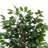 4' Artificial Ficus Bush, Plastic Container-1061365846