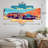 Rustic Transportation Wall Decor on Metal