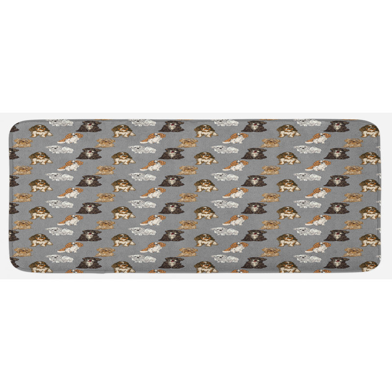 Cottage / Country Animal Print Synthetic Kitchen Mat
