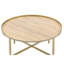 Table basse à plateau rond