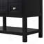 Armoire de meuble-lavabo de style transitionnel 30 po avec lavabo en céramique