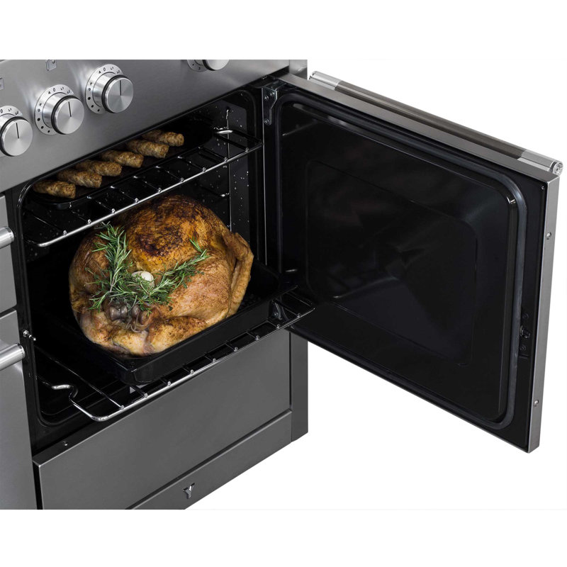Mercury 48" 6 Cubic Feet Dual Fuel Freestanding Convection Range, Stainless Steel, Induction