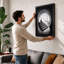 Figure in Architectural Frame Modern - Framed Print-1773832898-1773832903