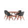 Octagonal 4 - Person 83'' Long Dining Set