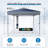 10X10Ft Pop Up Canopy Tent With Storage Bag-101141441