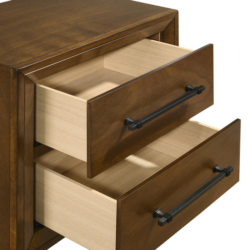 Bangor 4-Piece Wood King Bedroom Set, Brown, King