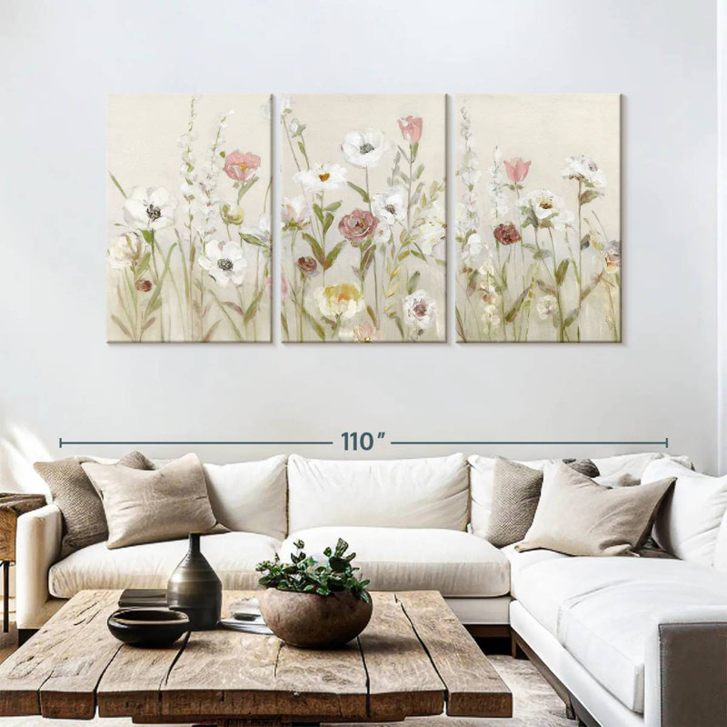 Harnek Bloomin Around, 45" H x 92" W