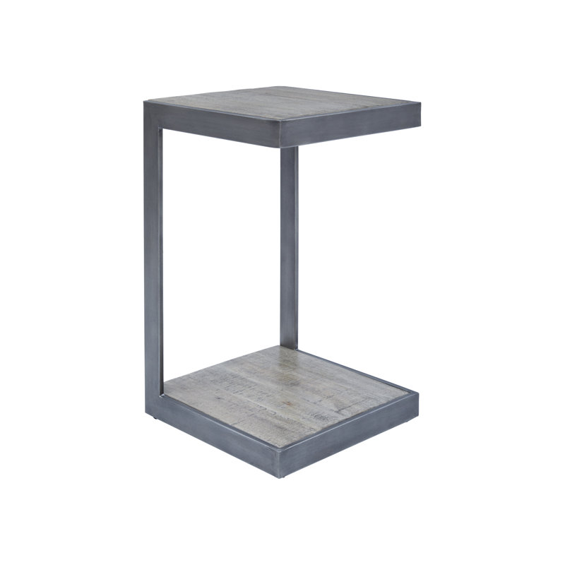 Kellner C Table End Table, Antique Grey