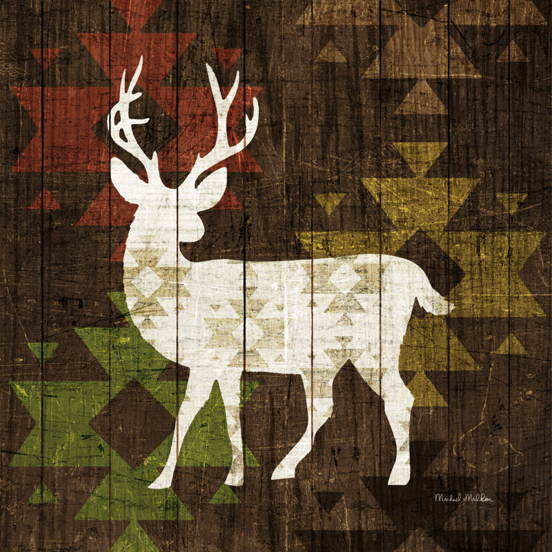 Southwest Lodge Deer I 1 Piece Wrapped Canvas Painting, 51cm H x 51cm W x 3.8cm D
