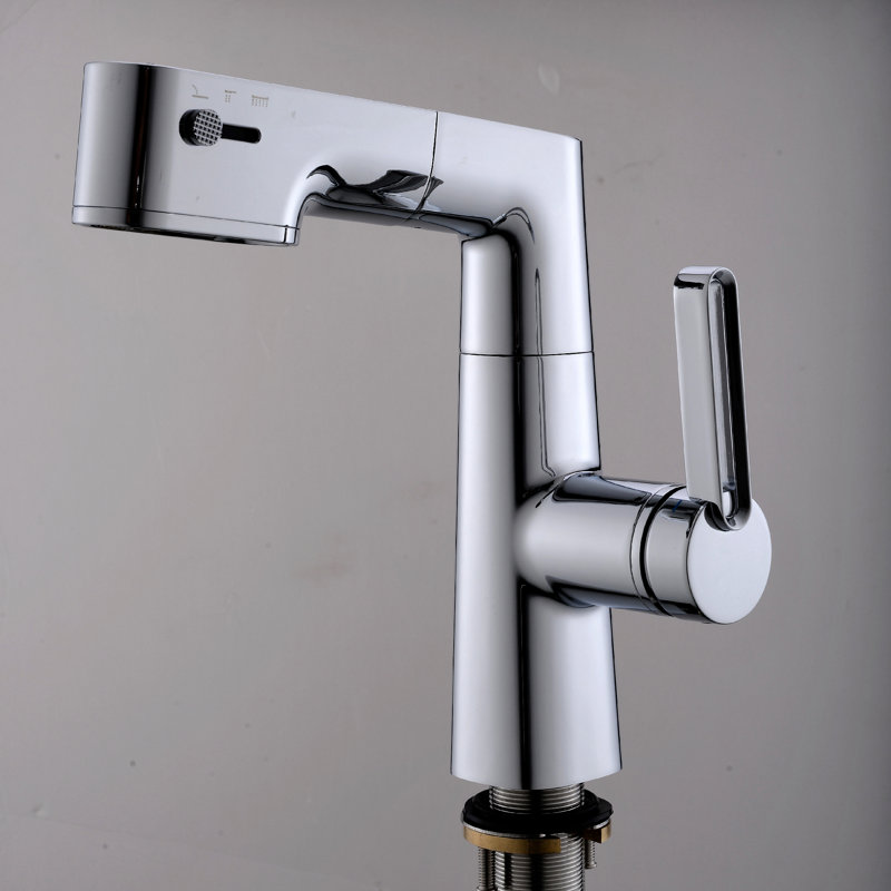 Single-handle Bathroom Faucet, Chrome