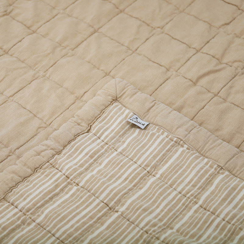 Adlay Striped Area Rug, Rectangle 100 x 140cm