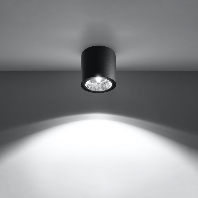 Scotty Flush Mount, Black