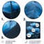 Bleu, noir, nature, Nuance, coquelicots I - coquelicots, art mural, salon-609477100-609477101