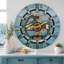 Horloge murale ronde surdimensionnée de 24 po pour le salon avec la collection Real Gear Gears Canada-101929731