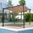 Outsunny Pergola with Retractable Shade Canopy, Aluminum-98228985-89289966