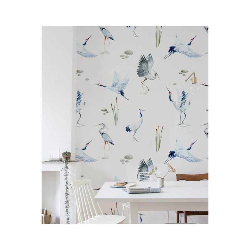 Lylah Crane Birds Wallpaper, 208 x 146cm