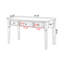 Bureau blanc rectangulaire en bois massif avec 3 tiroirs-1478859275-1478859317