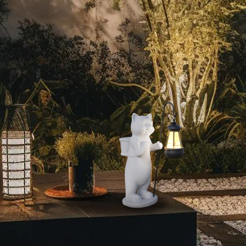 Resin Garden Statue, White