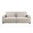 84.5" Convertible Sofa Bed, Upholstered Sleeper Sofa with Pillows for Living Room and Guest Room-120879465