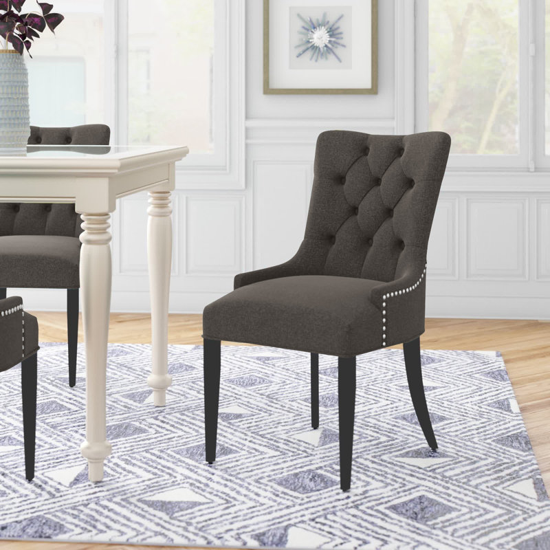 Regent Fabric Dining Chair, Brown