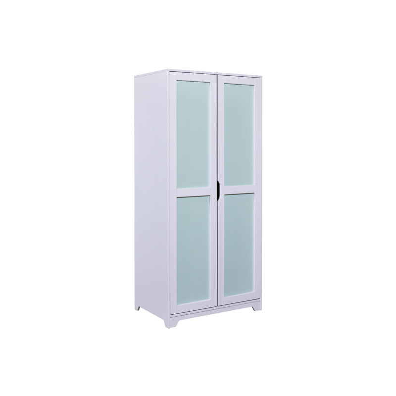 Ulli hinged door wardrobe - solid pine wood