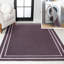 Tapis mauve foncé / mauve clair à 2 rayures Mariques Classic-1029484948