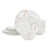 Abstrait or et blanc