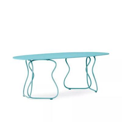 Trame Outdoor Oval Coffee Table