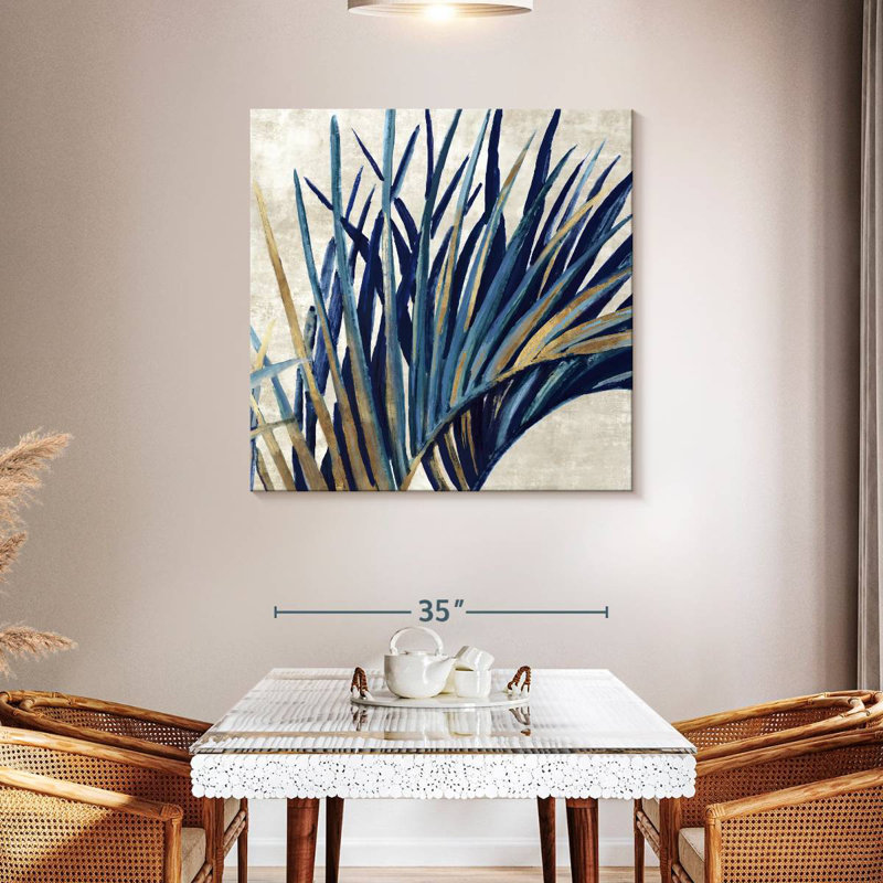 Harnek Easing Palm I, 39" H x 39" W