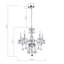 Lustree 5 lumières façon bougie/classique Broadmere