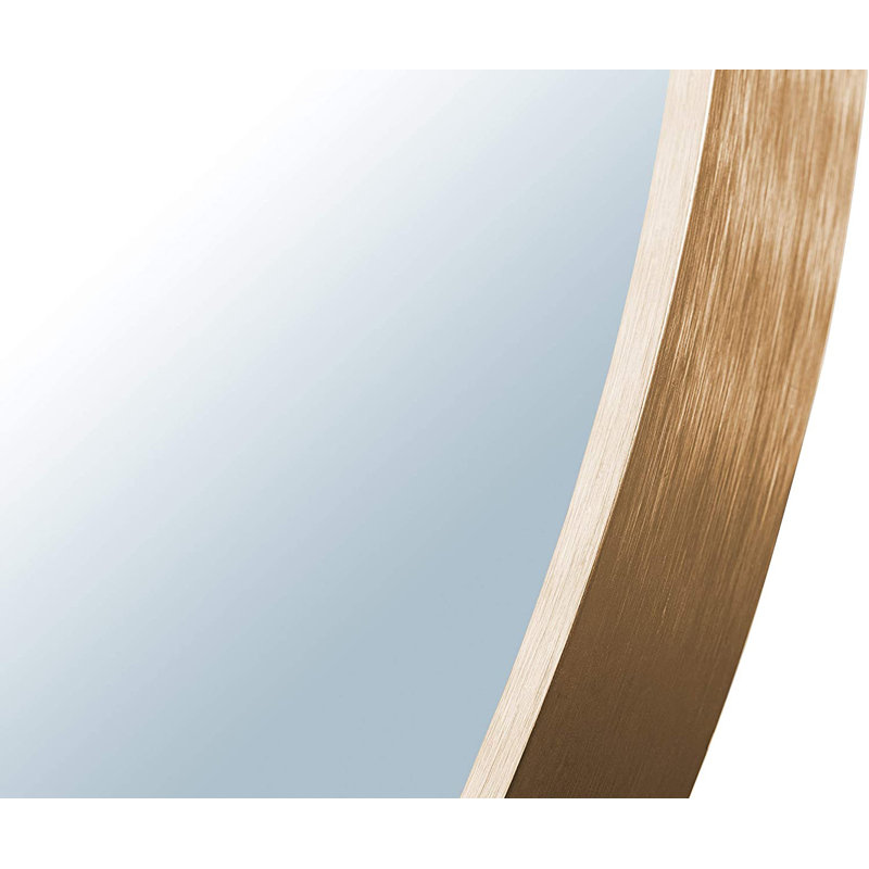 Miroir de salle de bain Alyster, 20 po x 20 po, Laiton