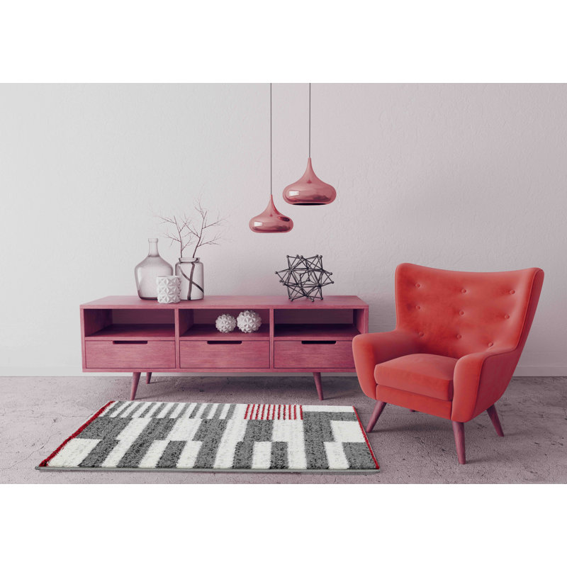 Pond Geometric Area Rug, Rectangle 160 x 230cm