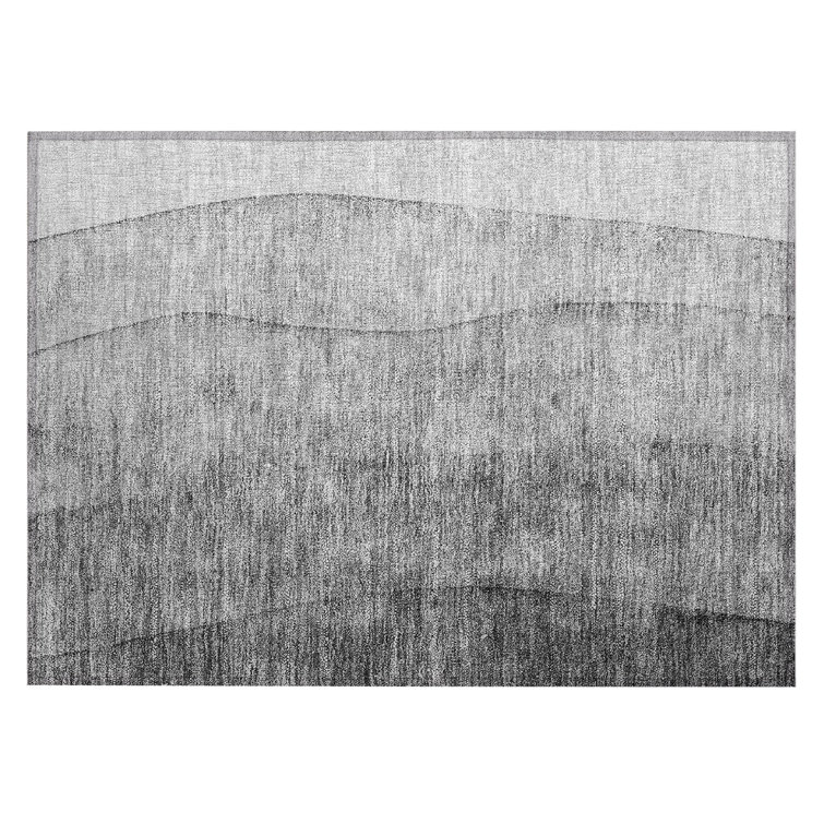 Lavonia Washable Ombre Indoor / Outdoor Rug