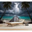 Papier peint adhésif décoratif en bois Tropical Pier-129480093